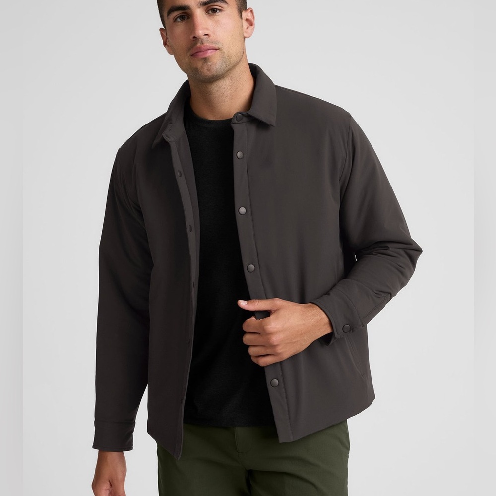 New Beyond Yoga Men's In Flight Insulated Men's Shirt Jacket Size M